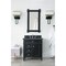 James Martin Vanities Brittany 30in Single Vanity, Black Onyx, w/ 3 CM Charcoal Soapstone Quartz Top 650-V30-BKO-3CSP - alternate 3